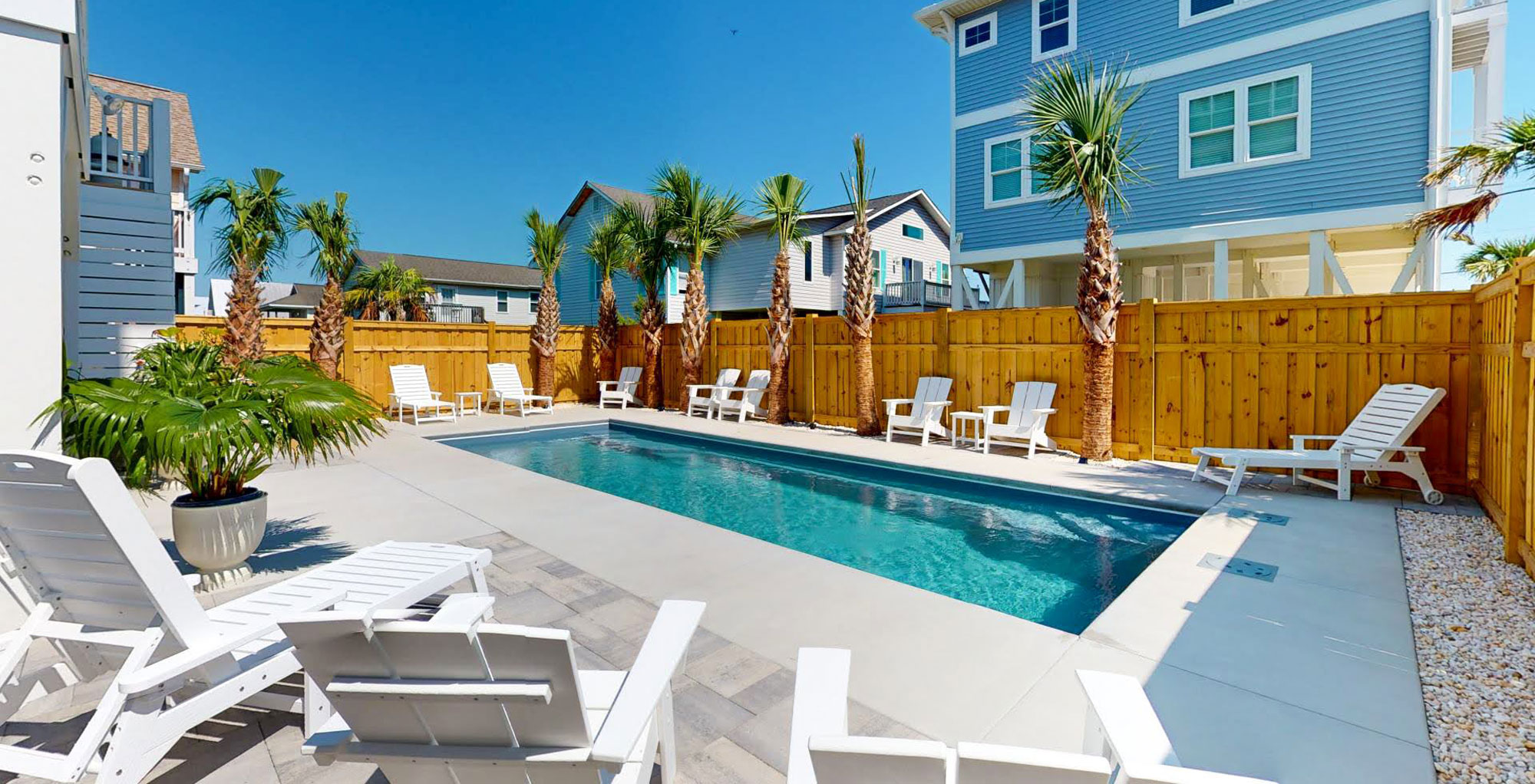 Salt House pool with lounge chairs