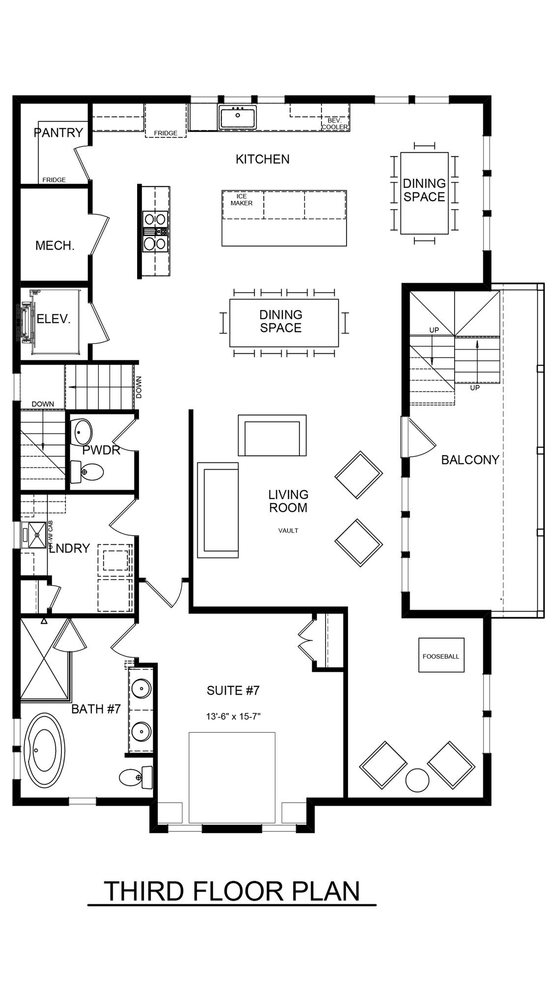 Salt House floor plan (third floor)