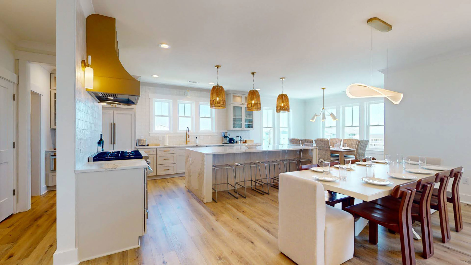Salt House kitchen / dining area